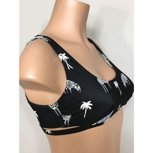 New. Volcom zebra and palm tree string bikini. - Picture 5 of 8